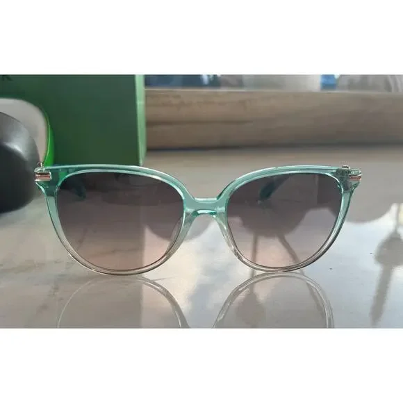 Kate Spade KRISTINA/G/S Sunglasses – Green Pink - New Without Tags - Picture 10 of 14